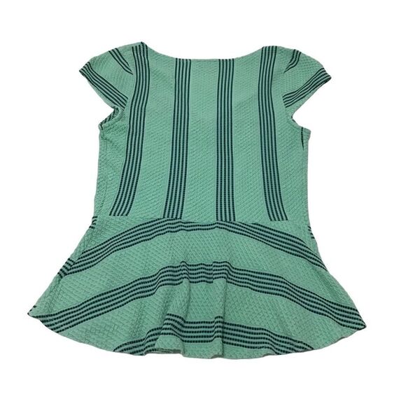 Anthropologie Postage Stamp Green Sweetheart Cinched Neckline Size Medium - Picture 6 of 9